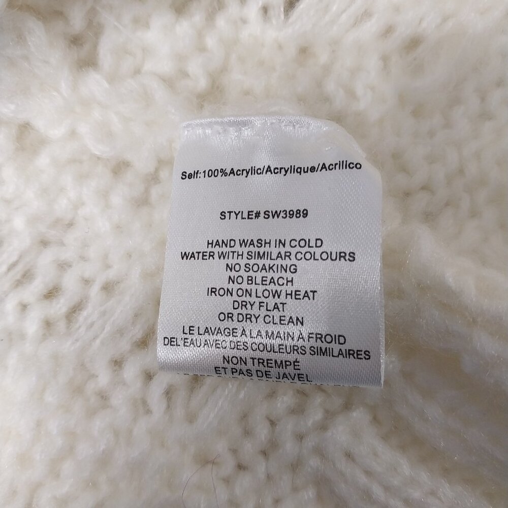 3374 Size Large Ciebon Beaded Pearl Sweater Cardigan - Picture 7 of 7